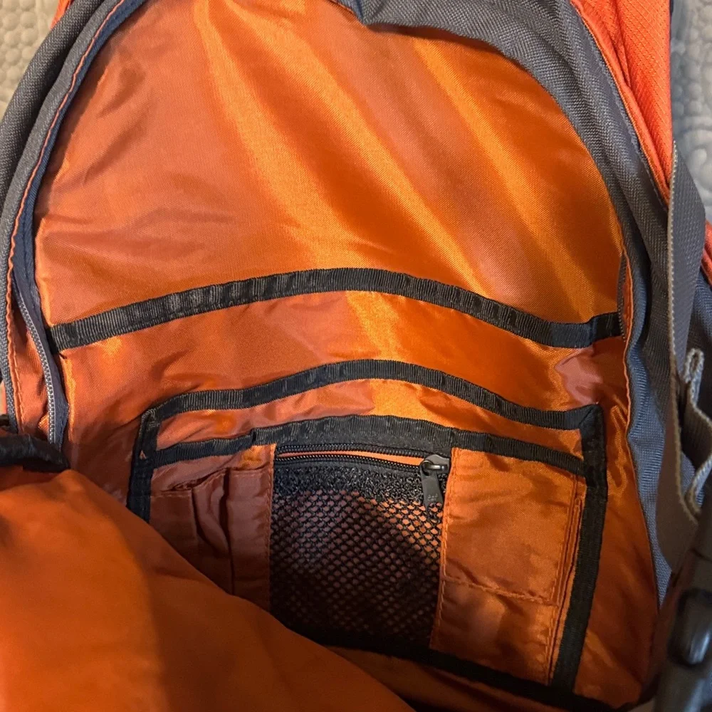 Old Navy Charcoal and Tangerine Backpack